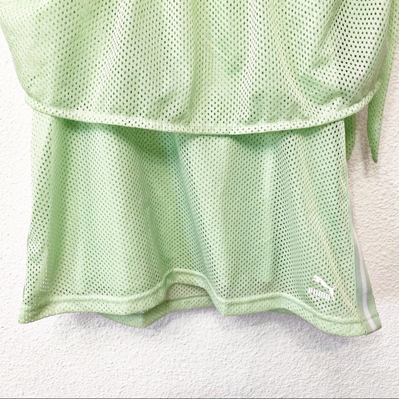 NWOT Puma Mesh Off the Shoulder Extreme Top - Picture 2 of 3
